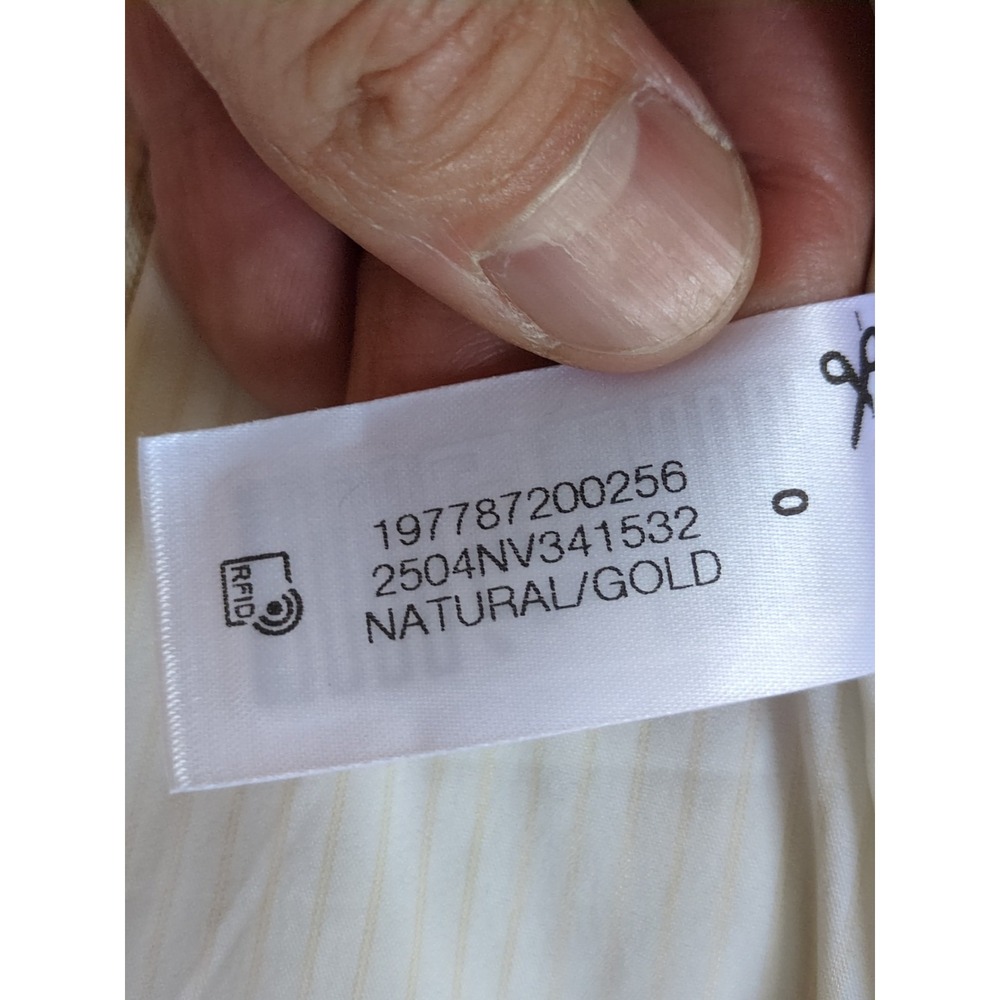 Veronica Beard Gaya Dickey Jacket Natural Gold Size 0 Business Career Metallic - Picture 10 of 15